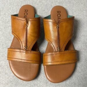 Roan Tan Leather Sandals